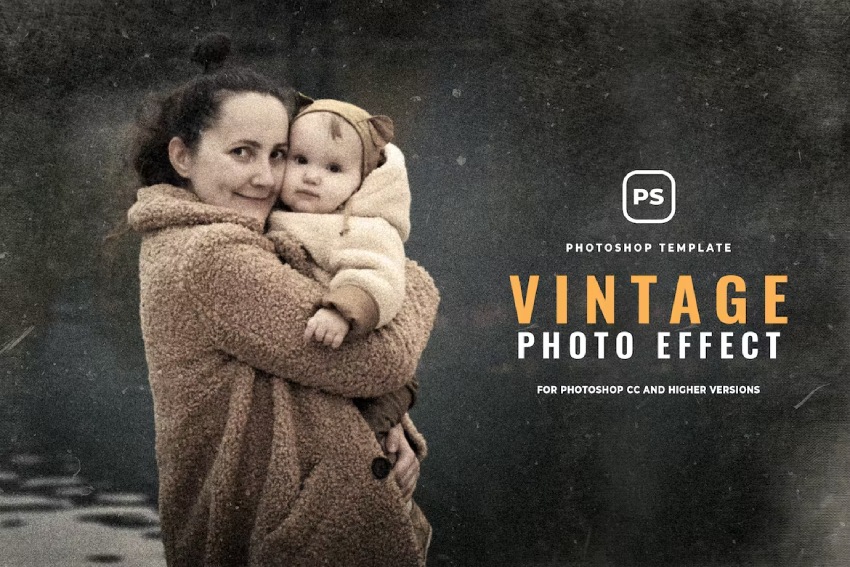 Vintage Photoshop Filter (PSD)