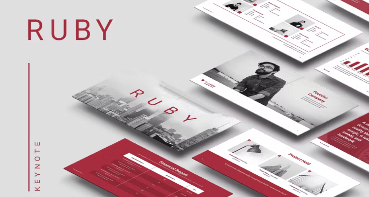 Ruby - Keynote Presentation Template
