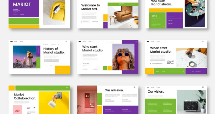 Mariot – Business Keynote Template