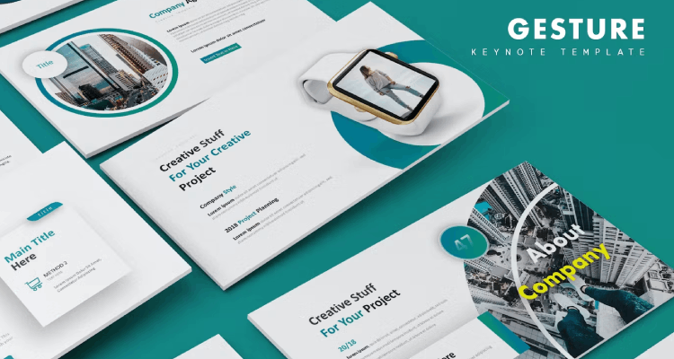 Gesture - Keynote Template