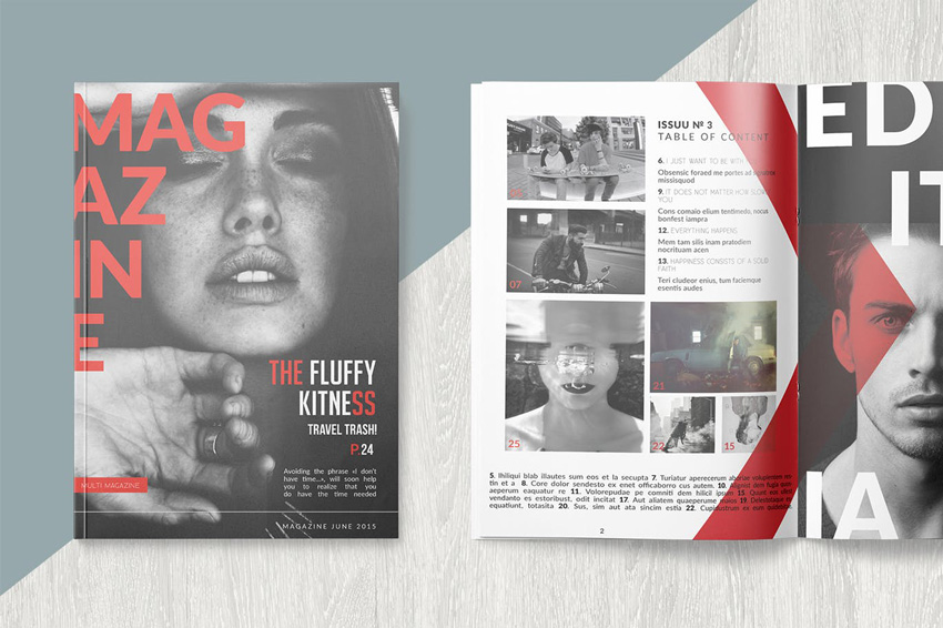magazine template