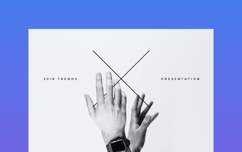 The X - Minimalist PowerPoint Template