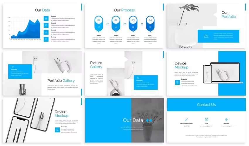 1. Evolution - Modern PowerPoint Template