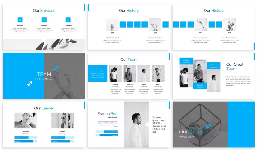 1. Evolution - Modern PowerPoint Template