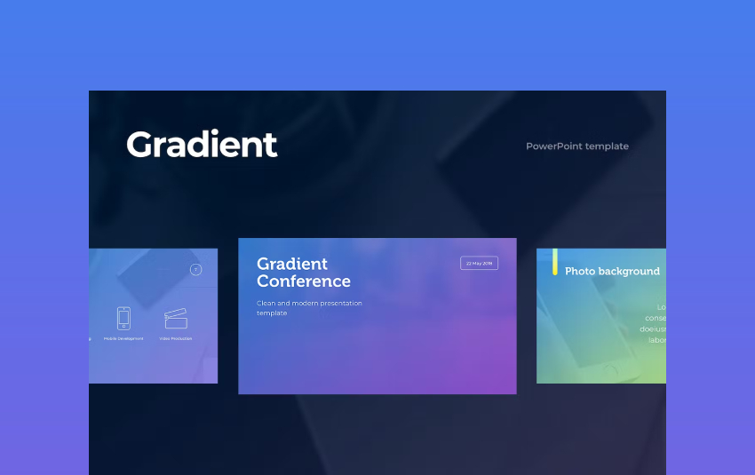Gradient - Colorful PowerPoint Template