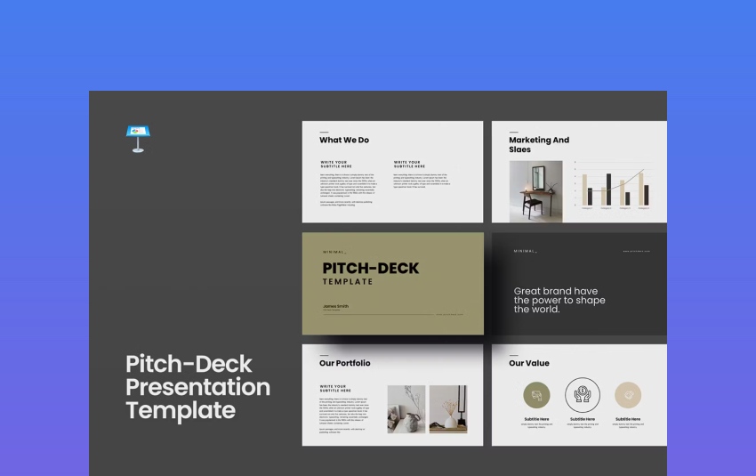 Pitch Deck Presentation Template