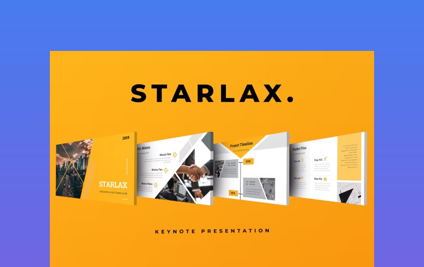 Starlax Pitch Deck Keynote Presentation