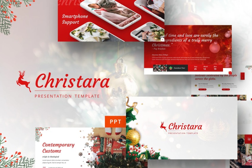 Christara - Xmas PowerPoint Template