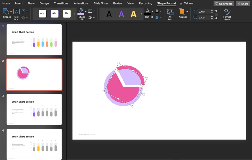 Create the second inner circle.