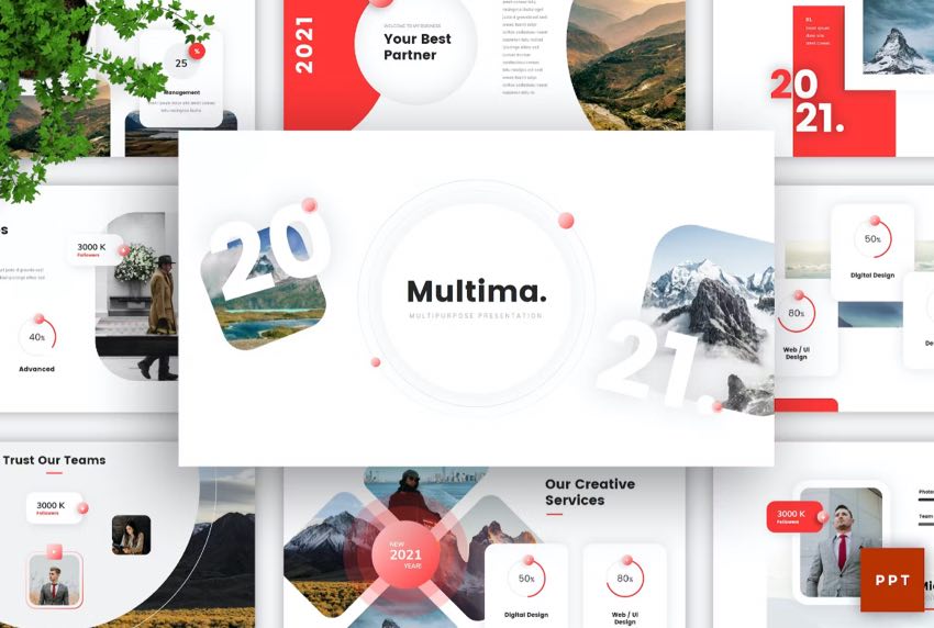 This Multipurpose PowerPoint Template comes from Envato Elements.
