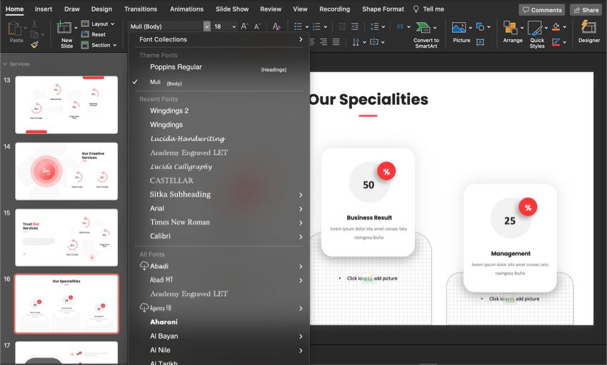 How to use Wingdings as an icon.
