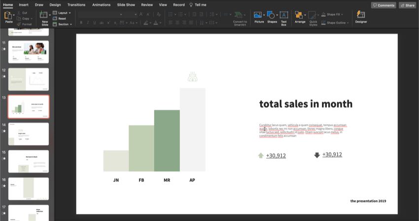 Infographics and other visual aids can help visually communicate topics in your PowerPoint presentation.