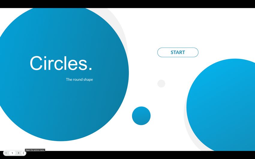 In the options menu you'll see many different features.