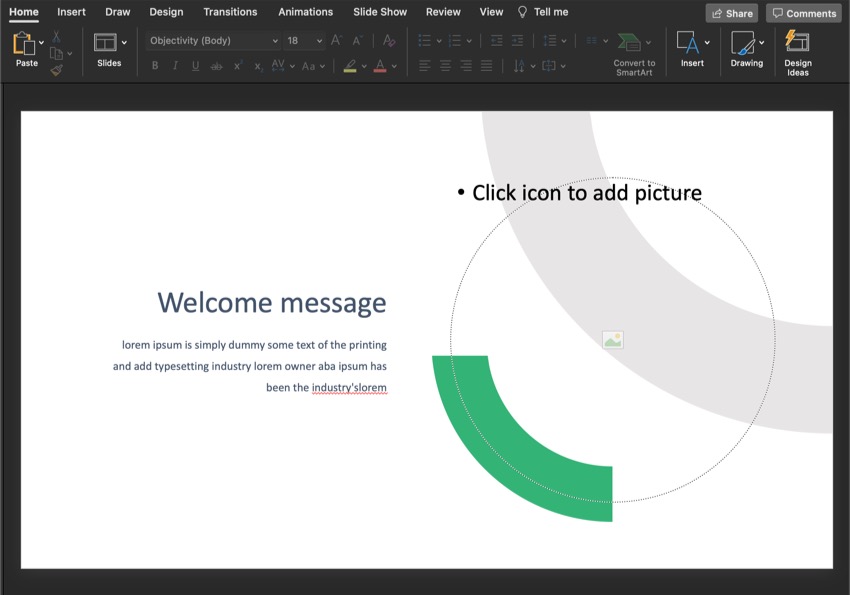 Diapositiva tres sin modificaciones.