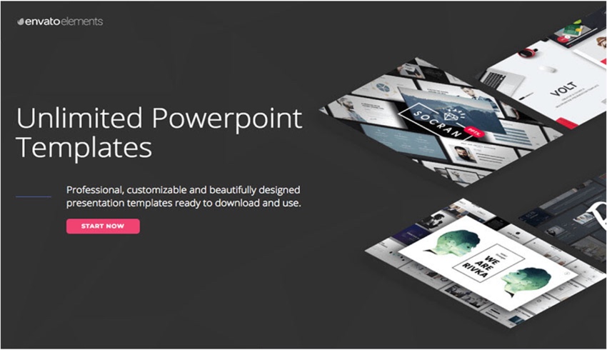 Envato Elements PowerPoint Templates for Unlimited Use