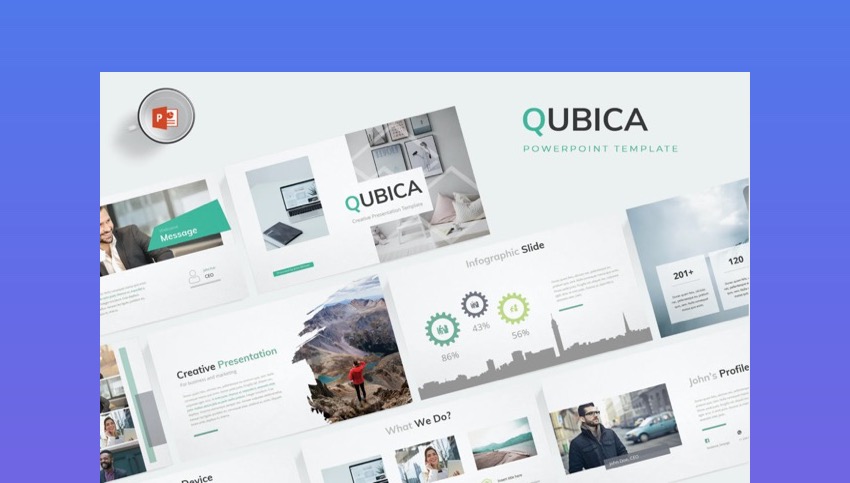 Qubica PowerPoint Template