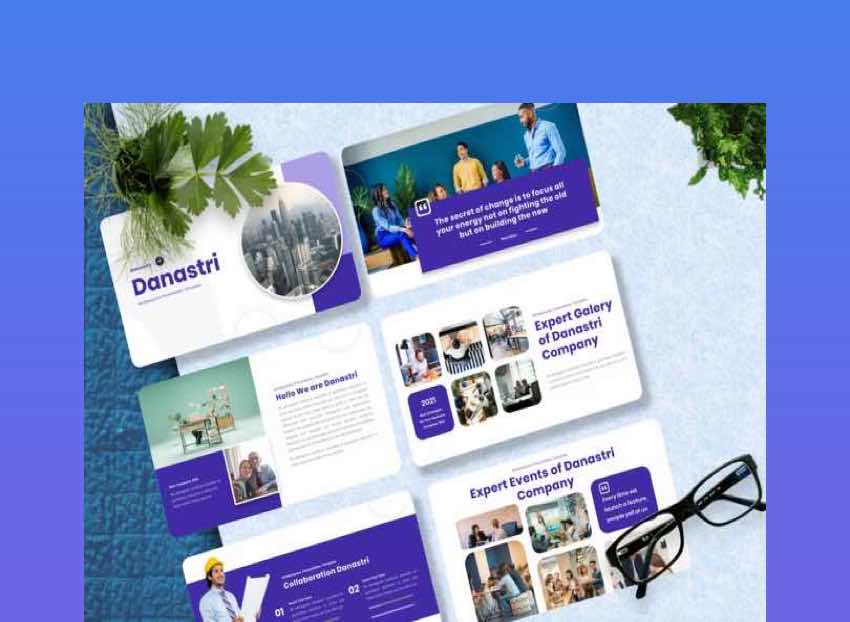 Danastri PowerPoint template