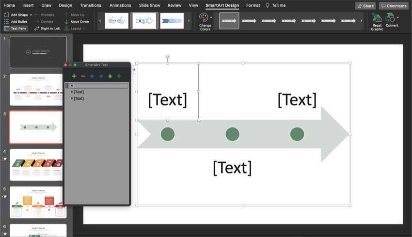 Add your information to the timeline.