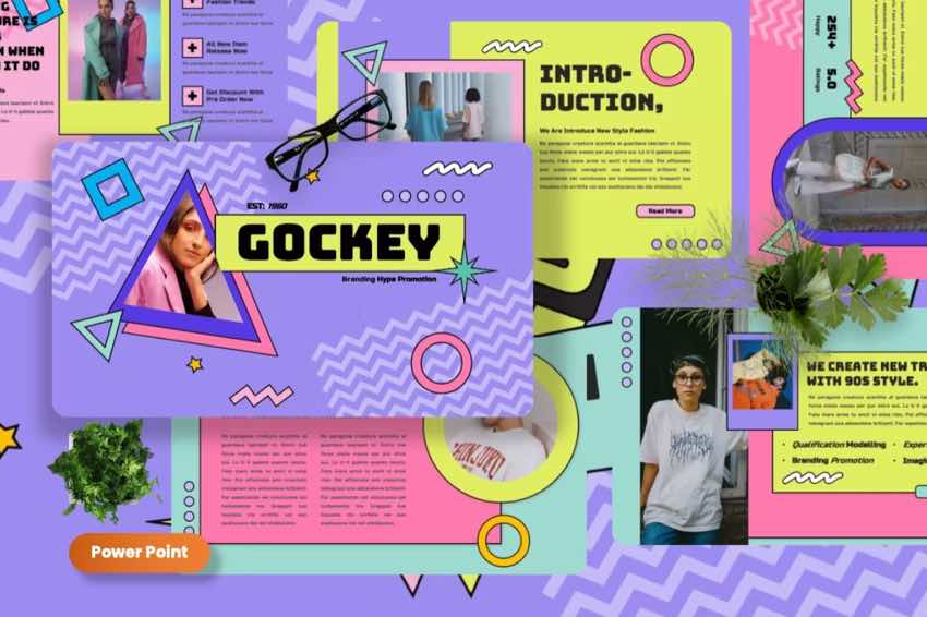 Retro is back with this fun 90's themed premium PowerPoint template. 