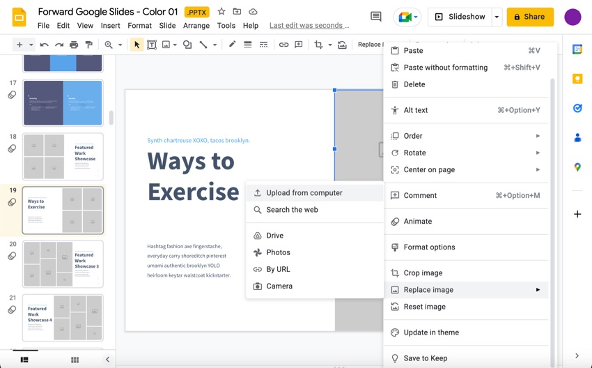 Picture placeholder make adding an image to your slide easy.