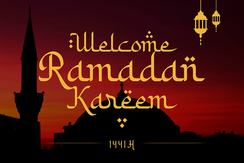 Use this premium Arabic style font for your creative digital projects.