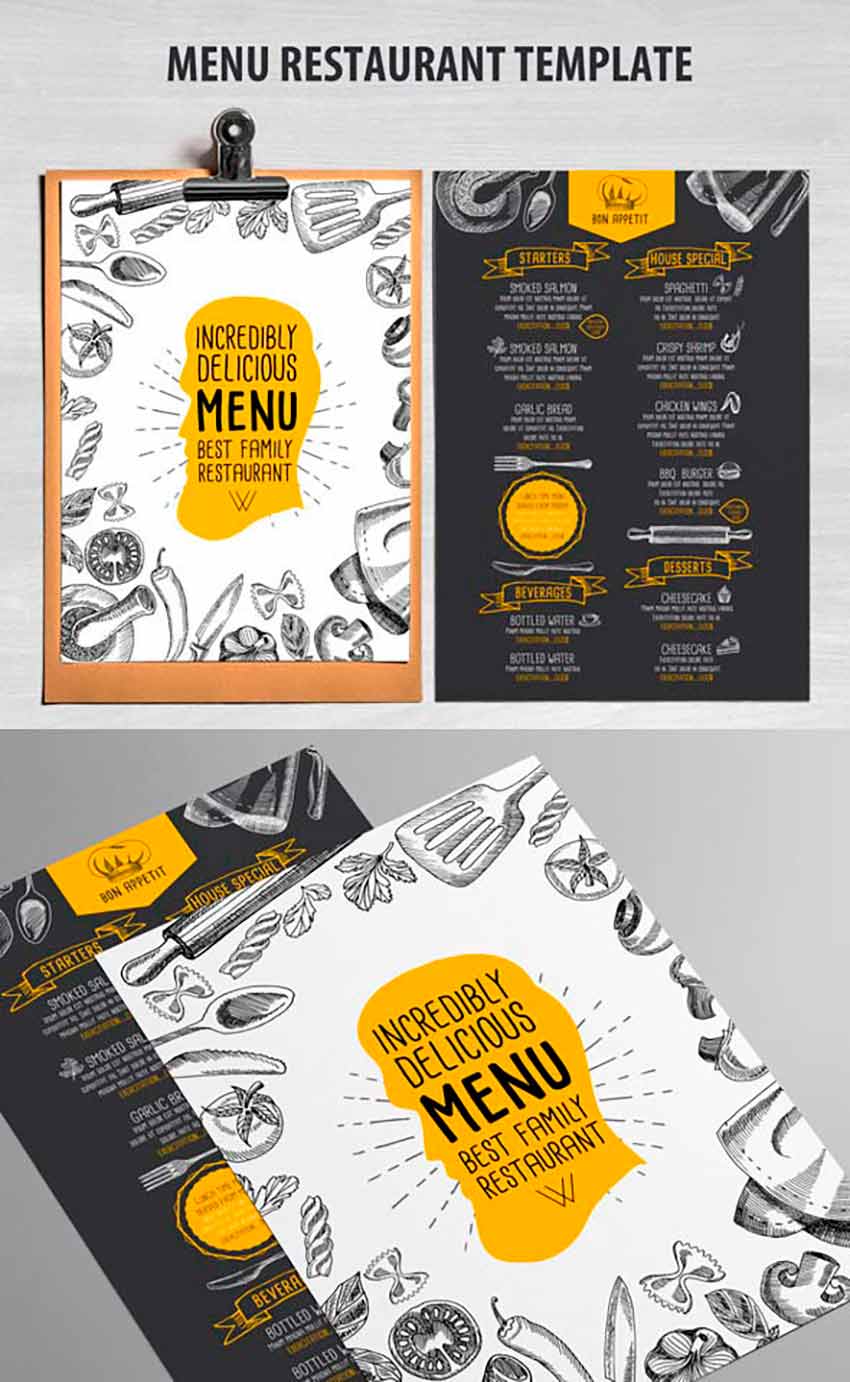 Café Menu and Restaurant Template