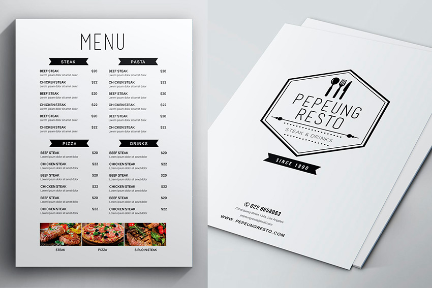 Minimalist Menu