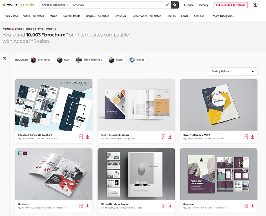 Download unlimited InDesign CC brochure templates with an Envato Elements subscription.
