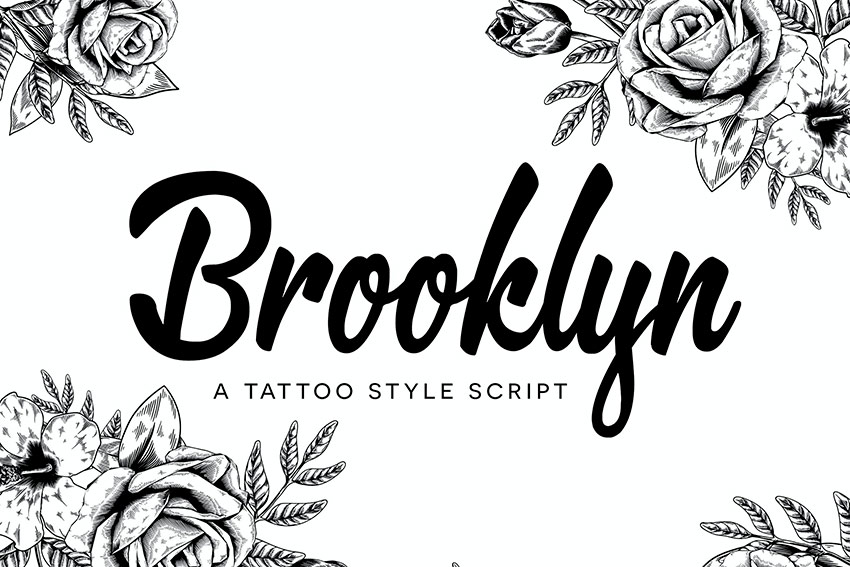 Brooklyn - Tipografía para tatuajes