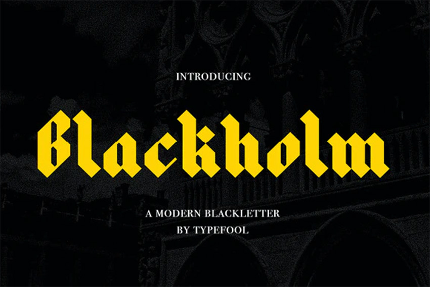 Blackholm - Blackletter Font (OTF)