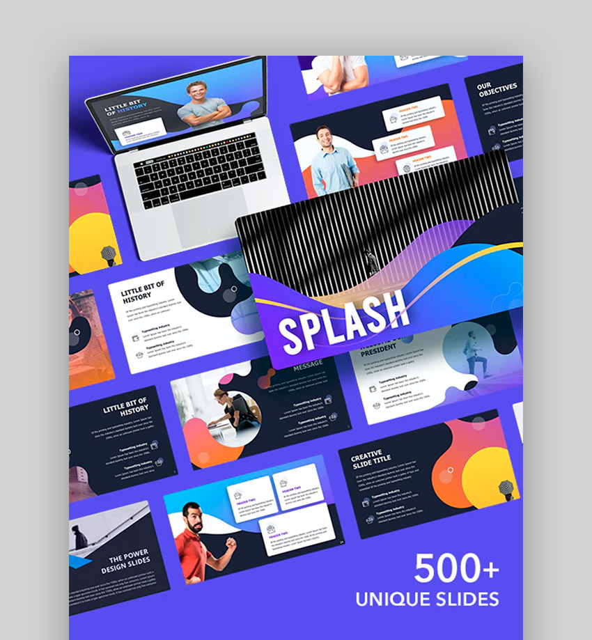 Splash - Plantilla PowerPoint animada