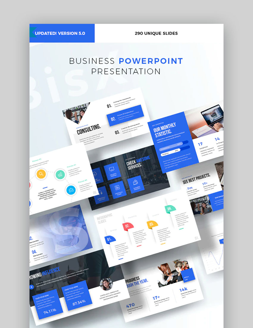 Corporate Business - Diseños para Diapositivas PowerPoint 
