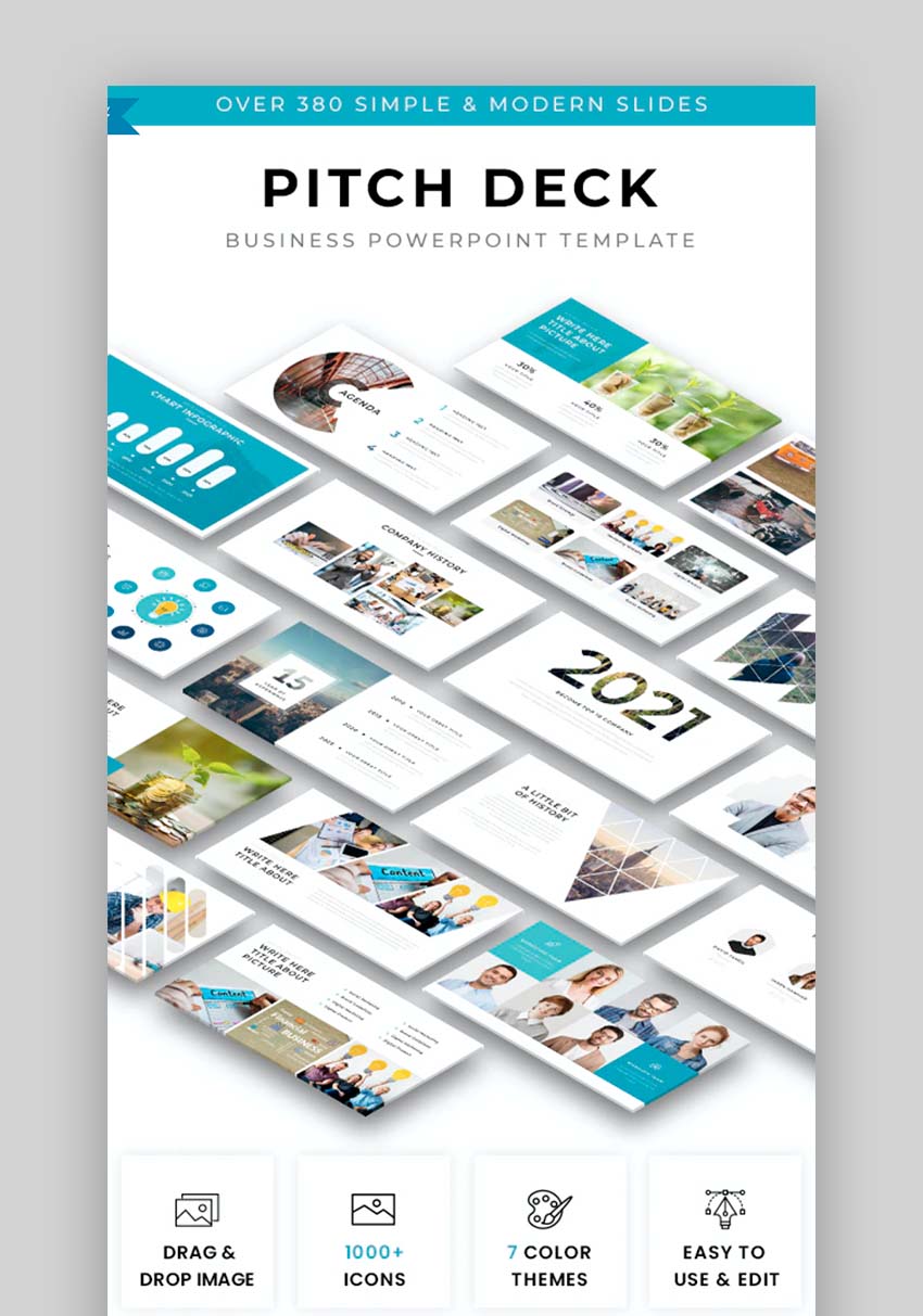  Pitch Deck - Diseños de Presentaciones PPT 
