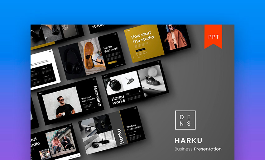 Harku – Business-PowerPoint-Vorlage