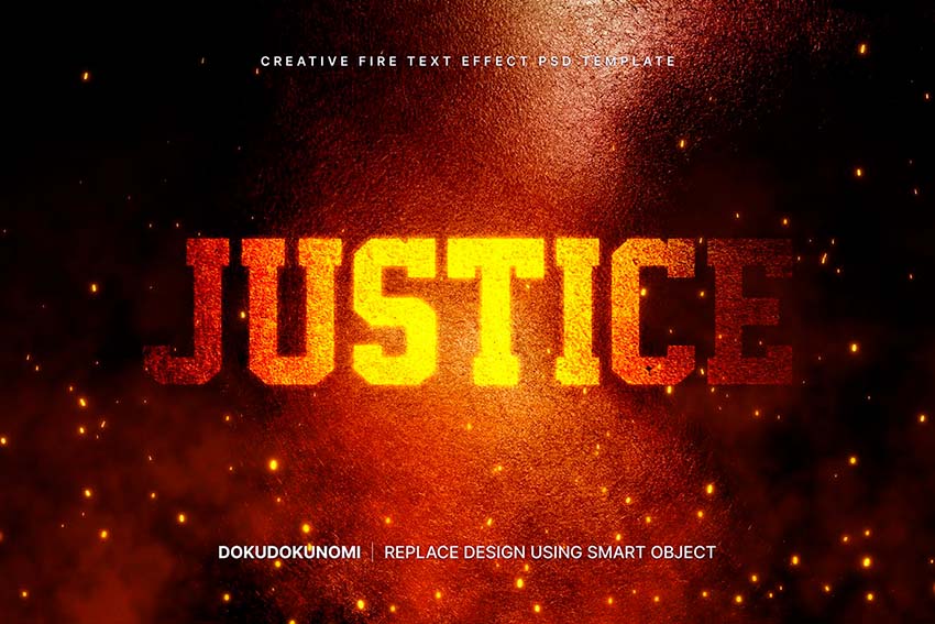 Creative Flame Text Effect (PSD)