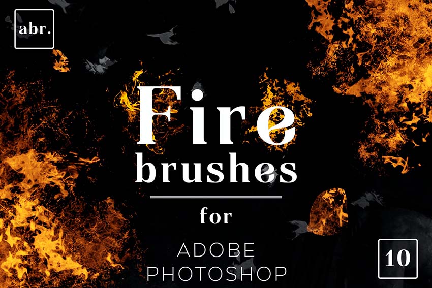 Fire Effect Photoshop Brushes (ABR)