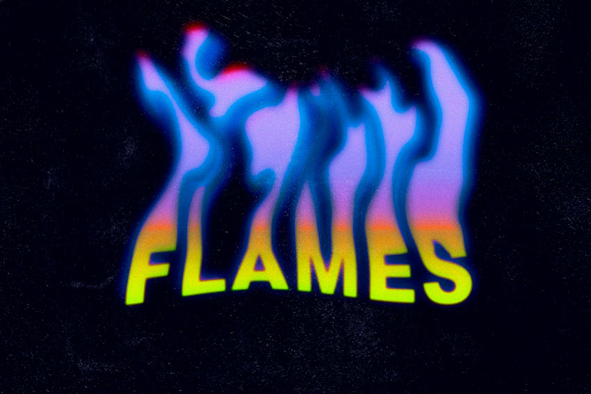 Toxic Flame Text Effect (PSD)