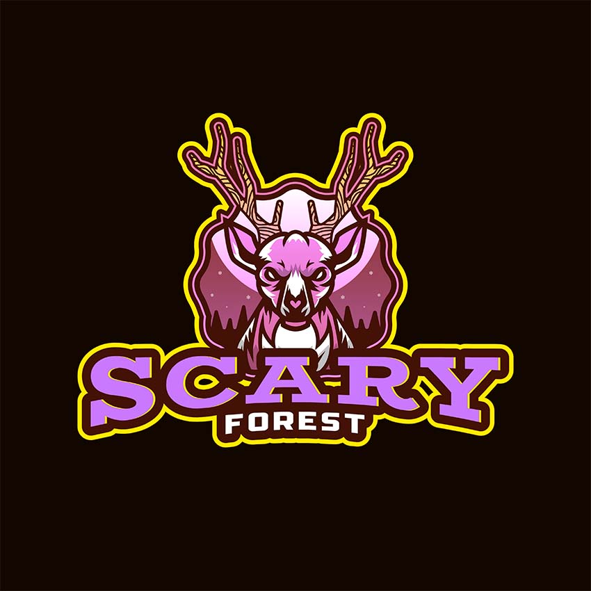 Mad Deer Logo for Creepy Gaming Teams