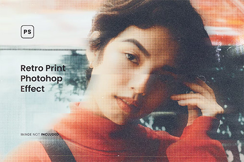 Retro Print Photo Effect