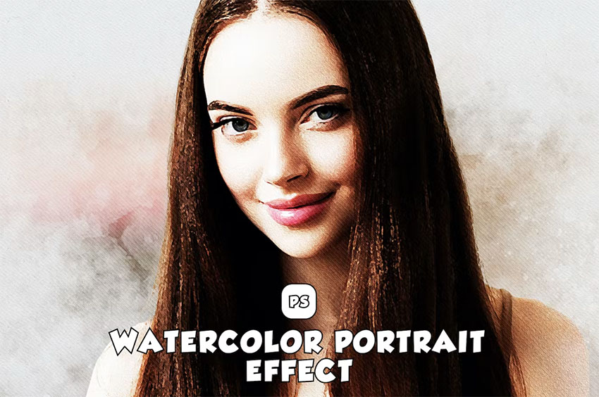 Watercolor Portrait Effect (ATN, PAT)