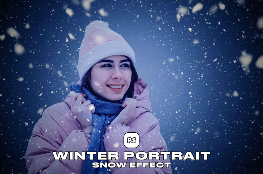 Winter Portrait Snow Effect (ATN, ABR)