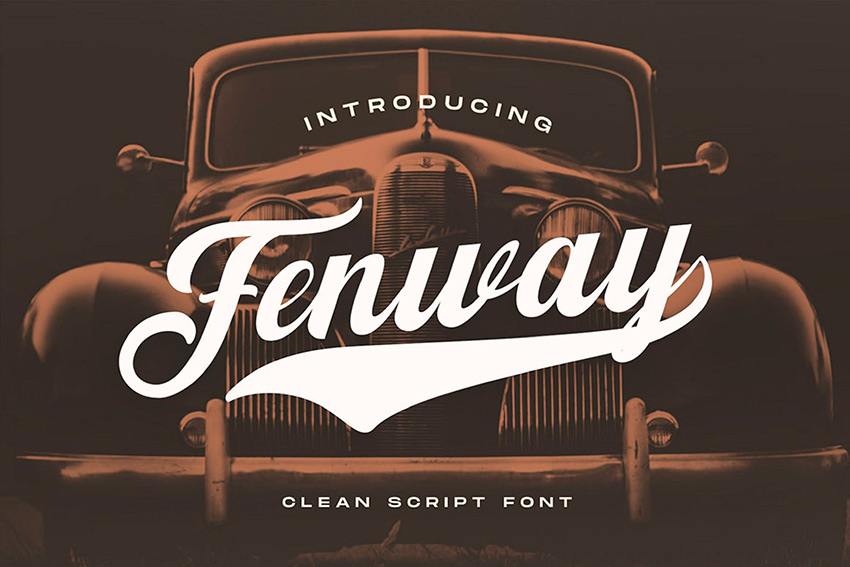 Fenway Retro Vintage Font (OTF, TTF, WOFF)
