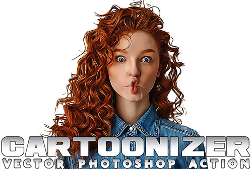 Cartoonizer Photoshop Action