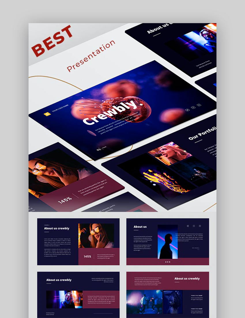 Crewbly - Plantillas para Google Presentaciones de Negocio