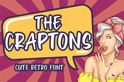 Craptons - Cute Font Alphabet