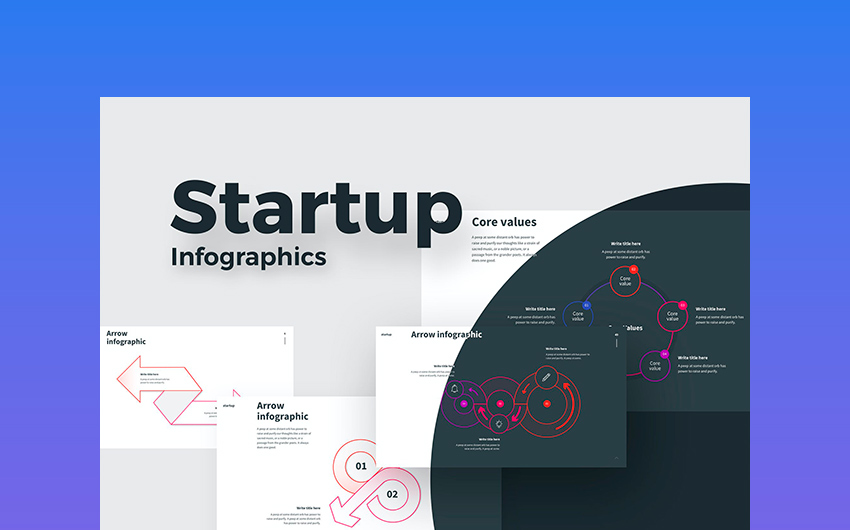 STARTUP Infografik Vorlage Powerpoint