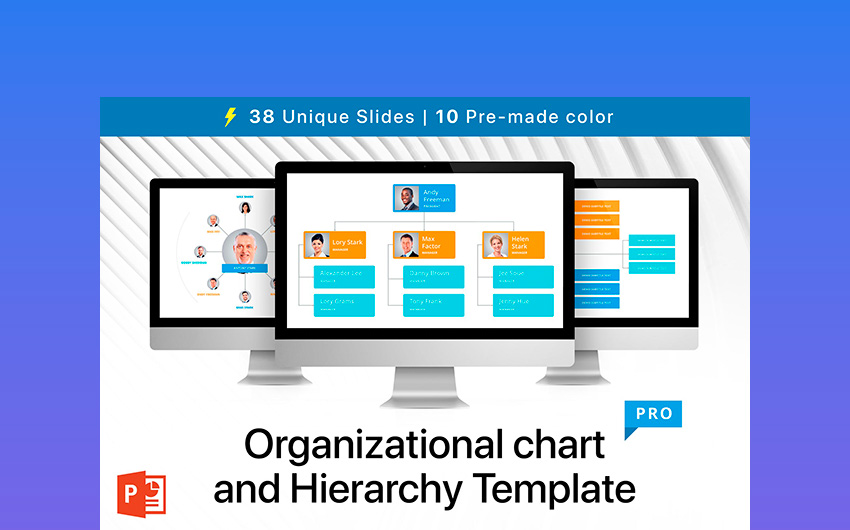 Organizational Chart and Hierarchy Template