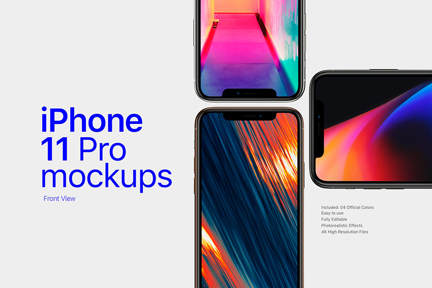 iPhone 11 Mockup Kit (PSD)