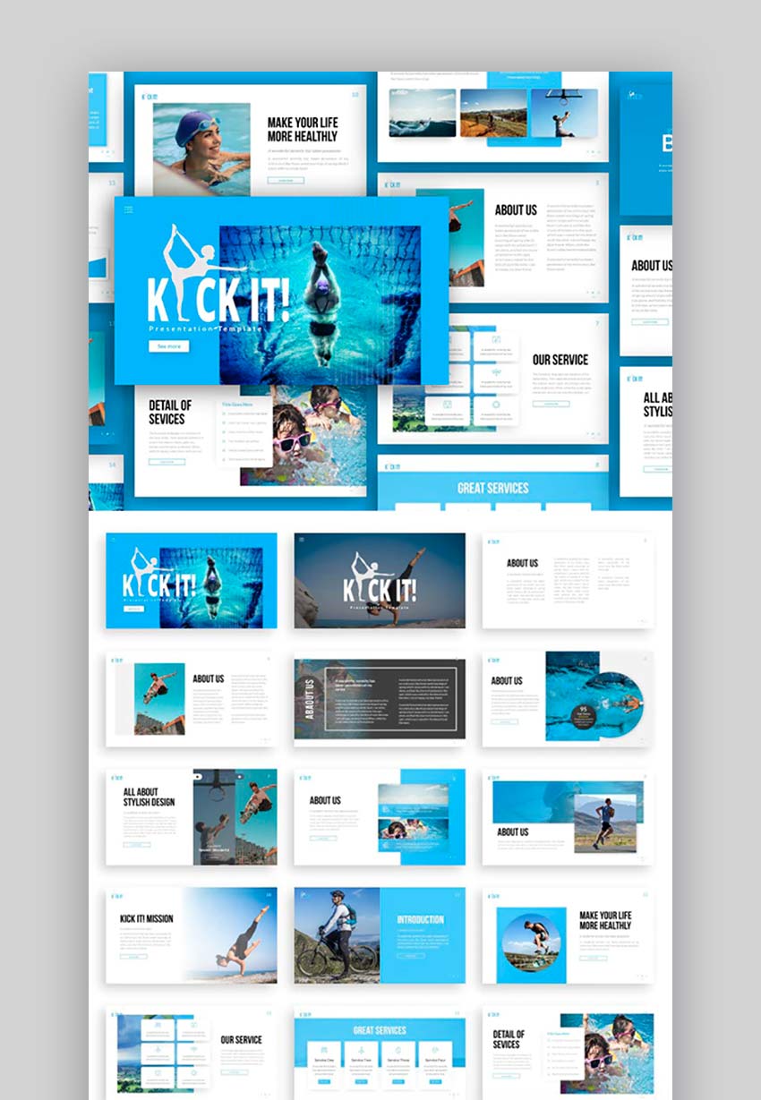 Kick It - Presentación Deportiva PPT