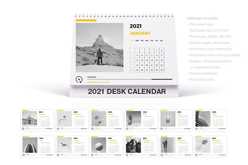 25 Best InDesign Calendar Templates 25 Best InDesign Calendar Templates
